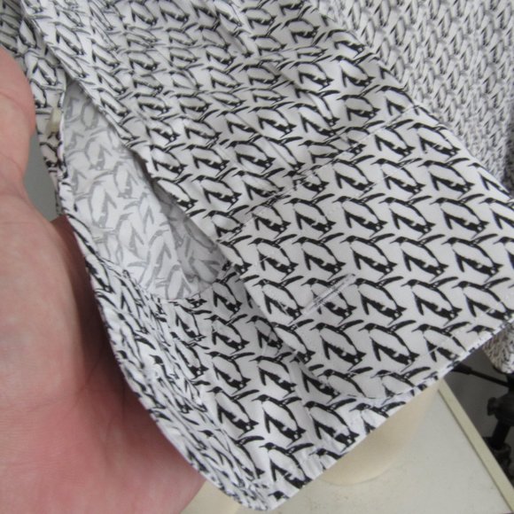 Paul & Shark Yachting Men's Button-Down Shirt Penguins Made in Italy Sz M 15 EUC - Picture 9 of 15